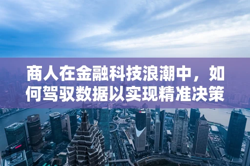 商人在金融科技浪潮中，如何驾驭数据以实现精准决策？