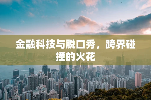 金融科技与脱口秀，跨界碰撞的火花