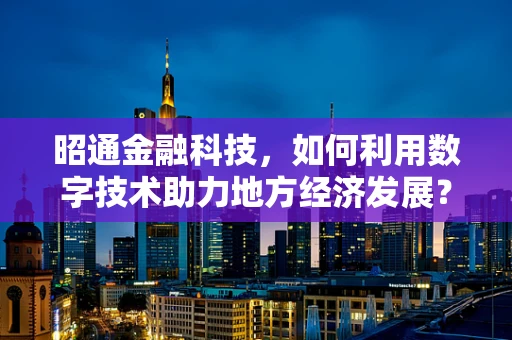 昭通金融科技，如何利用数字技术助力地方经济发展？