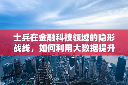 士兵在金融科技领域的隐形战线，如何利用大数据提升军事后勤管理效率？