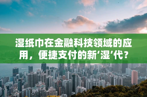 湿纸巾在金融科技领域的应用，便捷支付的新‘湿’代？