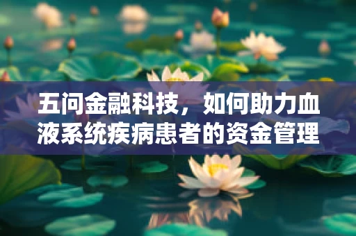 五问金融科技，如何助力血液系统疾病患者的资金管理与健康监测？