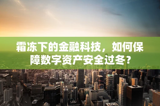 霜冻下的金融科技，如何保障数字资产安全过冬？
