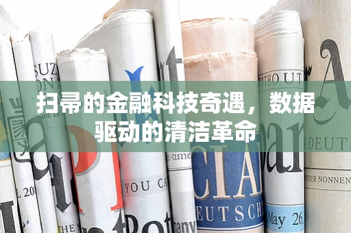 扫帚的金融科技奇遇，数据驱动的清洁革命