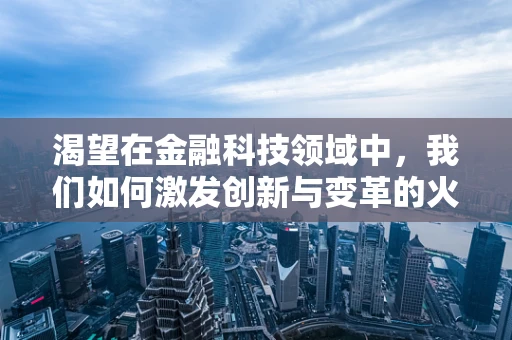 渴望在金融科技领域中，我们如何激发创新与变革的火花？