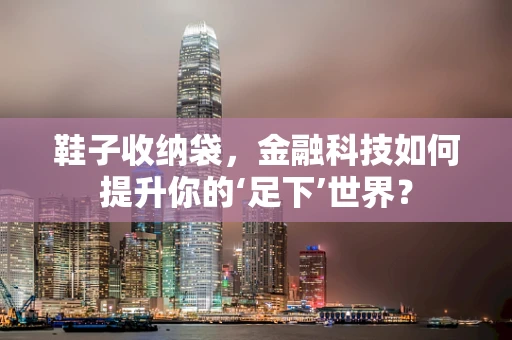 鞋子收纳袋，金融科技如何提升你的‘足下’世界？