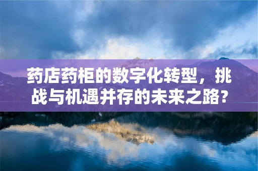 药店药柜的数字化转型，挑战与机遇并存的未来之路？