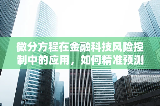 微分方程在金融科技风险控制中的应用，如何精准预测市场波动？