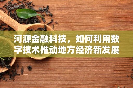河源金融科技，如何利用数字技术推动地方经济新发展？