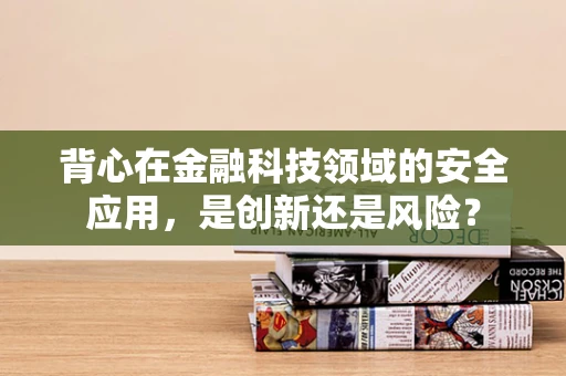 背心在金融科技领域的安全应用，是创新还是风险？