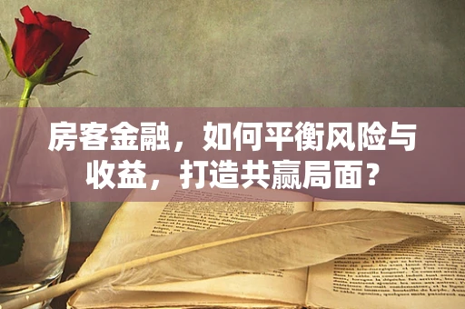 房客金融，如何平衡风险与收益，打造共赢局面？
