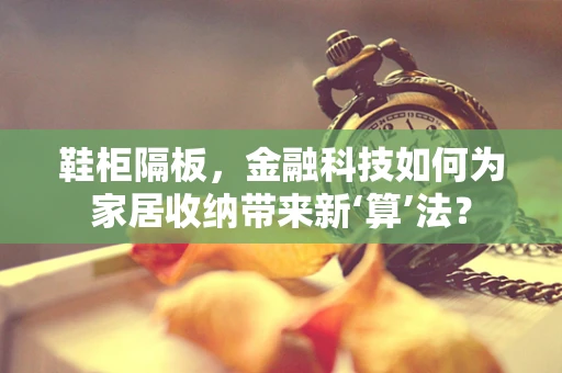 鞋柜隔板，金融科技如何为家居收纳带来新‘算’法？