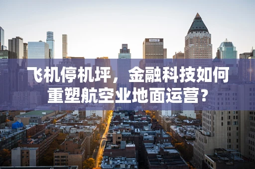 飞机停机坪，金融科技如何重塑航空业地面运营？
