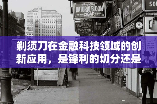 剃须刀在金融科技领域的创新应用，是锋利的切分还是温柔的呵护？