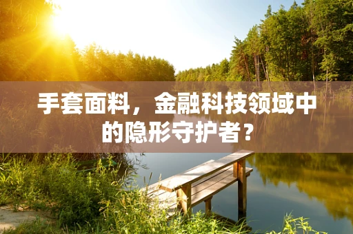手套面料，金融科技领域中的隐形守护者？