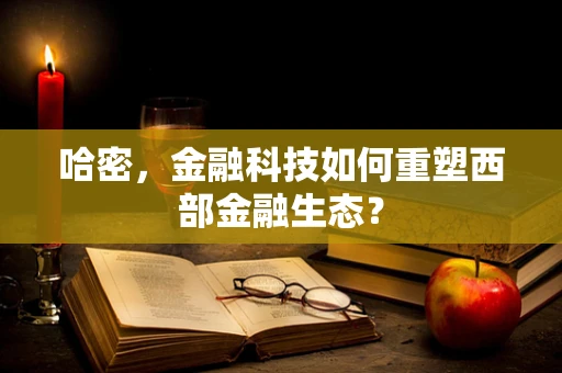 哈密，金融科技如何重塑西部金融生态？