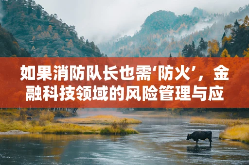 如果消防队长也需‘防火’，金融科技领域的风险管理与应对策略