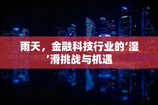 雨天，金融科技行业的‘湿’滑挑战与机遇