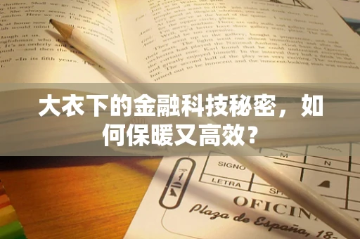 大衣下的金融科技秘密，如何保暖又高效？