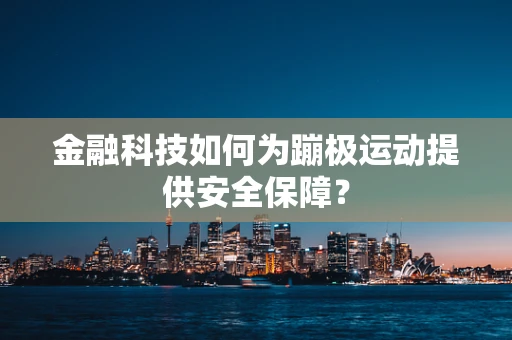 金融科技如何为蹦极运动提供安全保障？