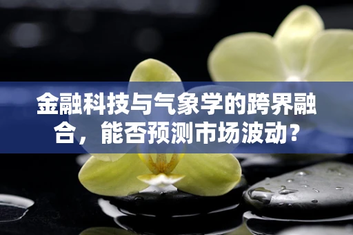金融科技与气象学的跨界融合，能否预测市场波动？