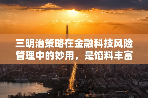 三明治策略在金融科技风险管理中的妙用，是馅料丰富还是结构失衡？