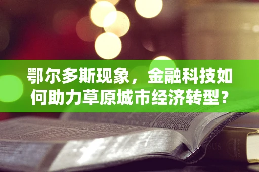 鄂尔多斯现象，金融科技如何助力草原城市经济转型？