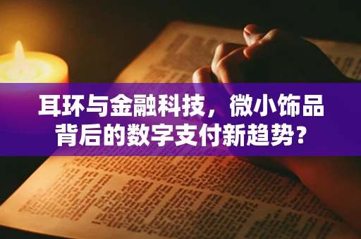 耳环与金融科技，微小饰品背后的数字支付新趋势？