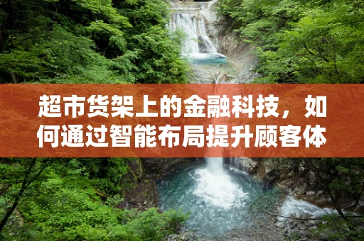 超市货架上的金融科技，如何通过智能布局提升顾客体验？