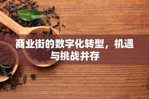 商业街的数字化转型，机遇与挑战并存