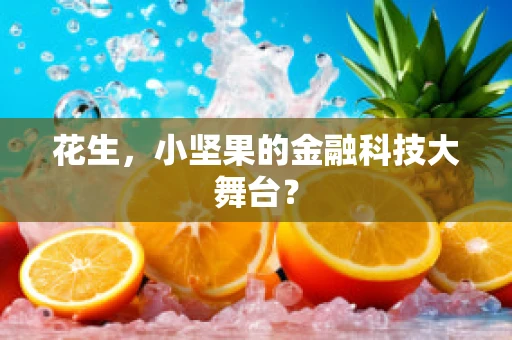 花生，小坚果的金融科技大舞台？