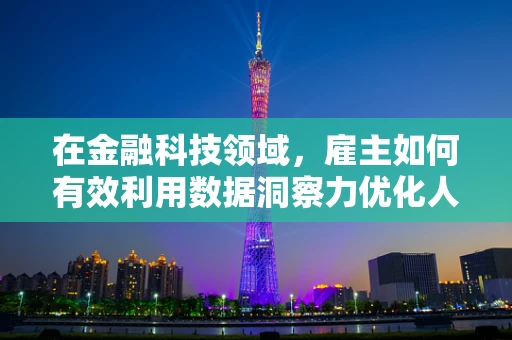 在金融科技领域，雇主如何有效利用数据洞察力优化人才战略？