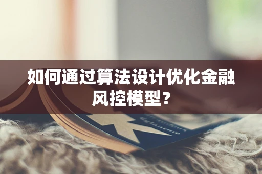 如何通过算法设计优化金融风控模型？