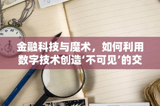 金融科技与魔术，如何利用数字技术创造‘不可见’的交易奇迹？