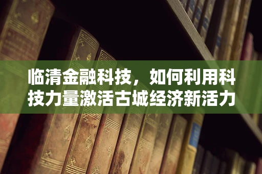 临清金融科技，如何利用科技力量激活古城经济新活力？