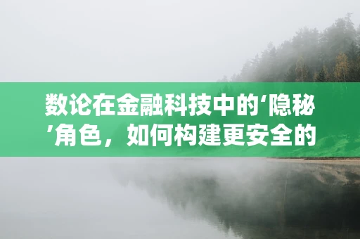 数论在金融科技中的‘隐秘’角色，如何构建更安全的加密系统？
