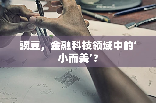 豌豆，金融科技领域中的‘小而美’？