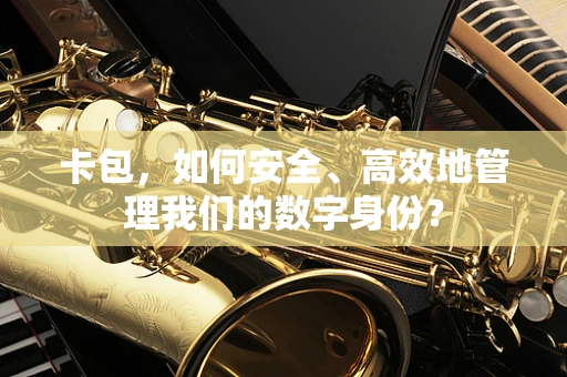 卡包，如何安全、高效地管理我们的数字身份？
