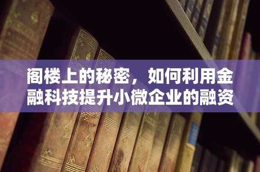 阁楼上的秘密，如何利用金融科技提升小微企业的融资效率？