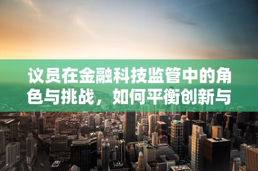 议员在金融科技监管中的角色与挑战，如何平衡创新与安全？