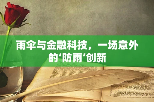 雨伞与金融科技，一场意外的‘防雨’创新