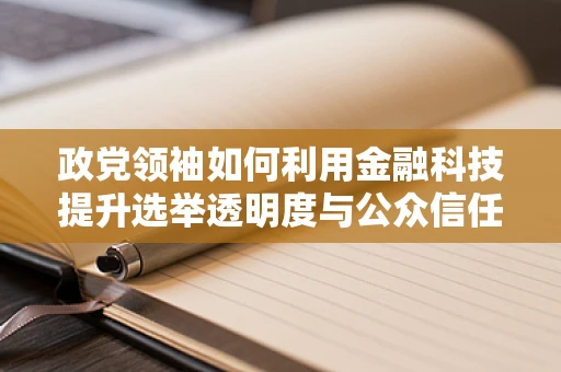 政党领袖如何利用金融科技提升选举透明度与公众信任？