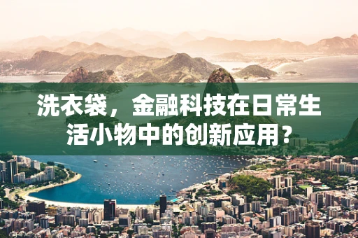 洗衣袋，金融科技在日常生活小物中的创新应用？