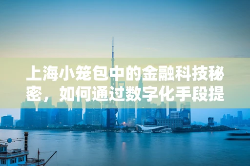 上海小笼包中的金融科技秘密，如何通过数字化手段提升餐饮体验？