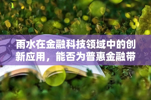 雨水在金融科技领域中的创新应用，能否为普惠金融带来新机遇？