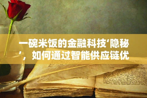一碗米饭的金融科技‘隐秘’，如何通过智能供应链优化餐饮成本？