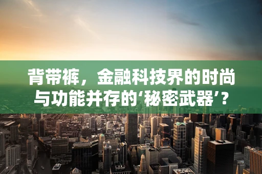 背带裤，金融科技界的时尚与功能并存的‘秘密武器’？