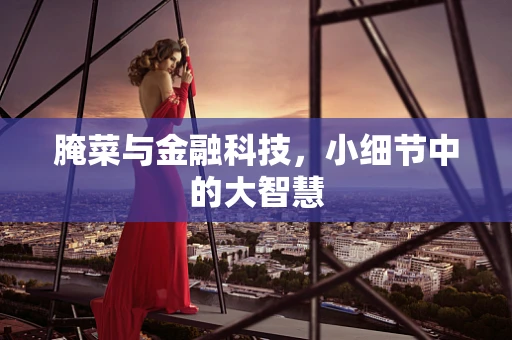 腌菜与金融科技，小细节中的大智慧