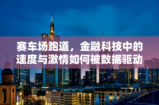 赛车场跑道，金融科技中的速度与激情如何被数据驱动？