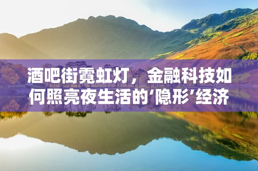 酒吧街霓虹灯，金融科技如何照亮夜生活的‘隐形’经济？